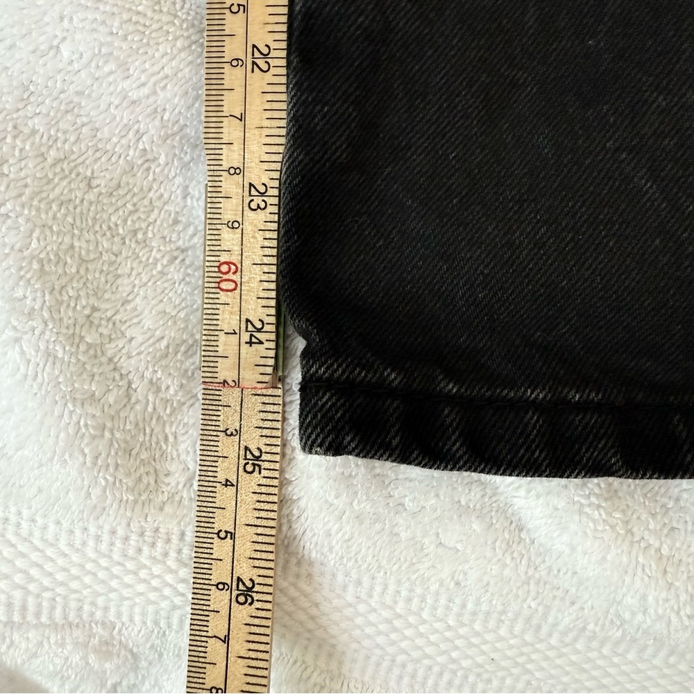 Free People High Waisted‎ Wide Leg Black Jeans Size 25 - Picture 7 of 13